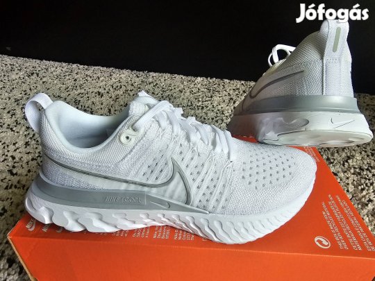 Nike React Infinity Run FK 2 fehér női 40.5-es futó, sport cipő. Új