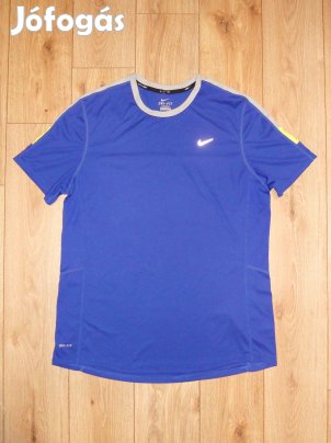 Nike Running kék rövid ujjú póló (L-es)