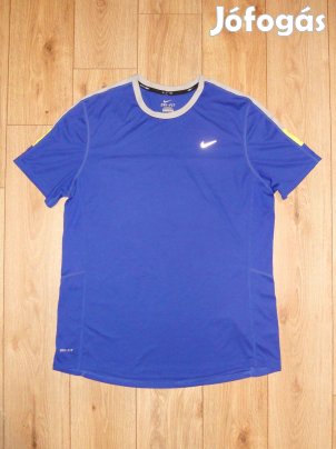 Nike Running kék rövid ujjú póló (L-es)