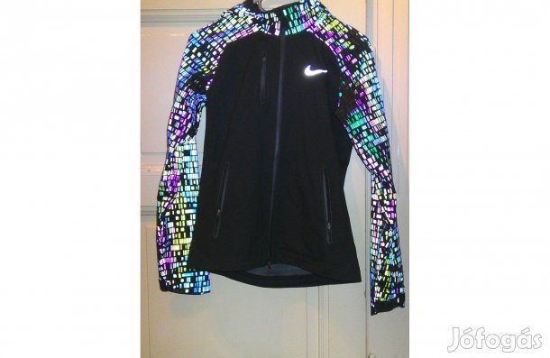 Nike Shield fekete mintás, fluoreszkálós kapucnis felső ( XS-es ) elad