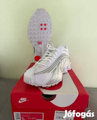 Nike Shox R4 fehér/ezüst sportcipő - új