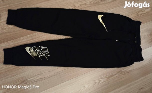 Nike XS pamut női melegítő nadrág arany fekete