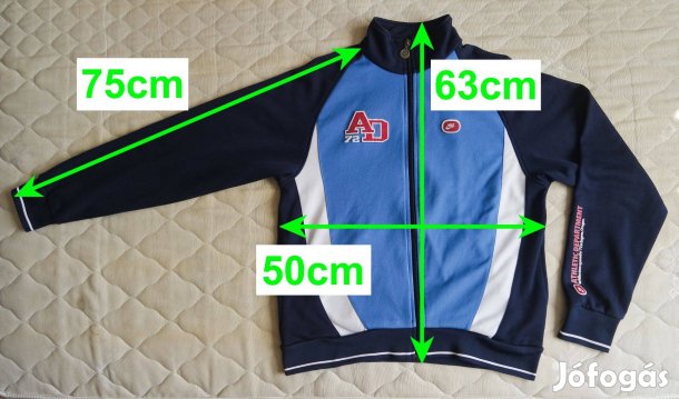 Nike cipzáros férfi pulóver M-es