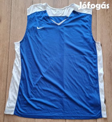 Nike kék fehér ujjatlan kosaras kosárlabda mez XXL 2XL