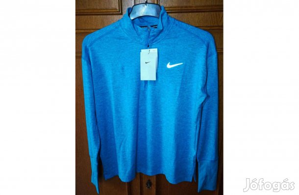 Nike női futó hosszú ujjú eredeti kék magasnyakú felső (M)