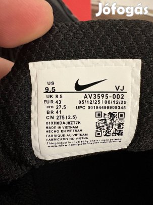 Nike shox fekete