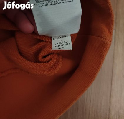 Nike sportos férfi pamut pulóver L