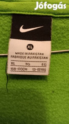 Nike zöld kapucnis pulcsi