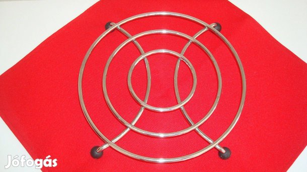 Nikkelezett fém edényalátét / új