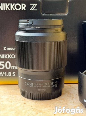 Nikkor Z 50/f1.8 S garanciálisan eladó