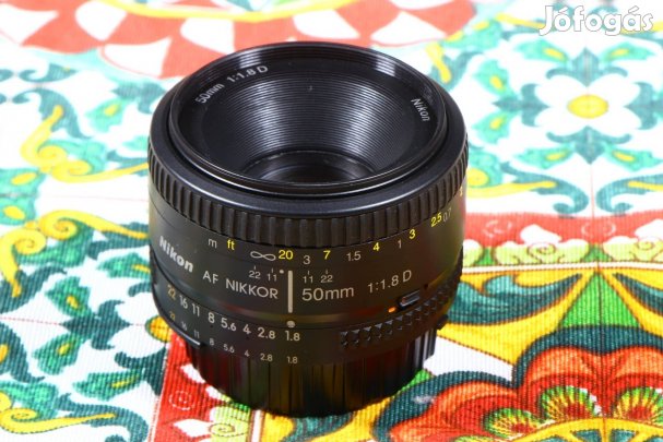 Nikon 1.8 50mm D af nikkor objektív 