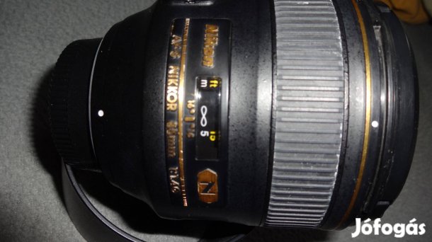 Nikon AF-S 85mm f/1.4G objektív ,eladó