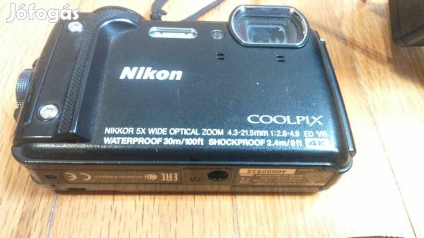 Nikon Coolpix 4k víz- és ütésálló fényképezőgép eladó
