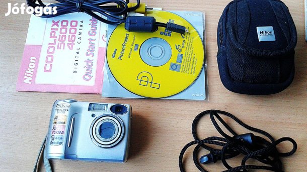 Nikon Coolpix 5600 digitális fényképezőgép. Hibás! 5.1MP