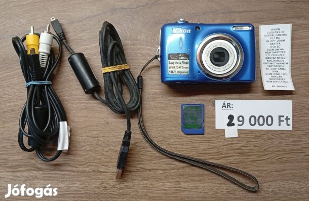 Nikon Coolpix L23 digitális fényképezőgép! Használt!