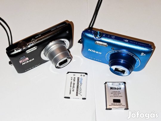 Nikon Coolpix S3700 és Nikon Coolpix S2700 + akksik Utolsó ÁR!