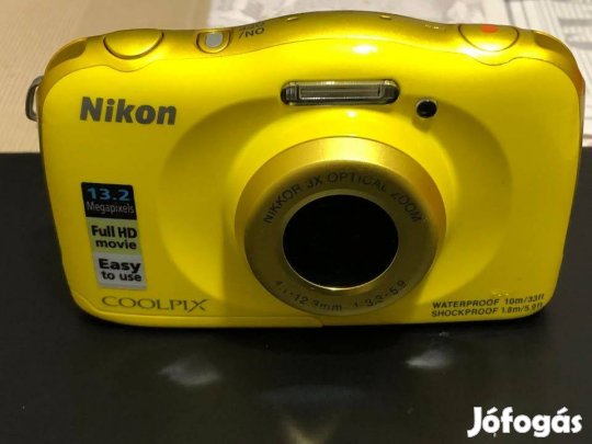 Nikon Coolpix W100(vízhatlan, ütésálló)