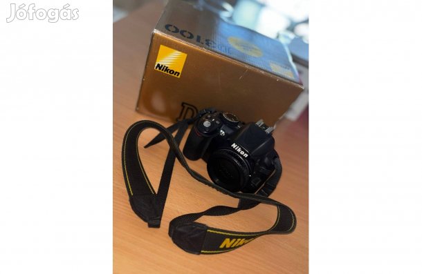 Nikon D3100 Digitális Fényképezőgép vadonatúj aksival és töltővel