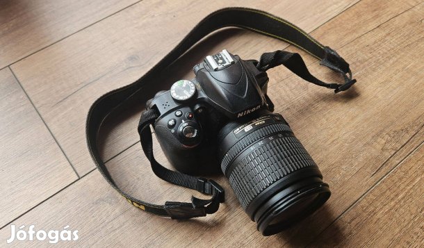 Nikon D3300 afs 18-105-as objektívvel