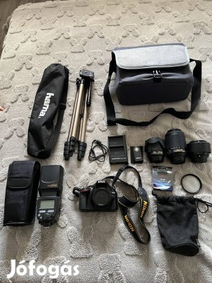 Nikon D5200 és kiegészítők