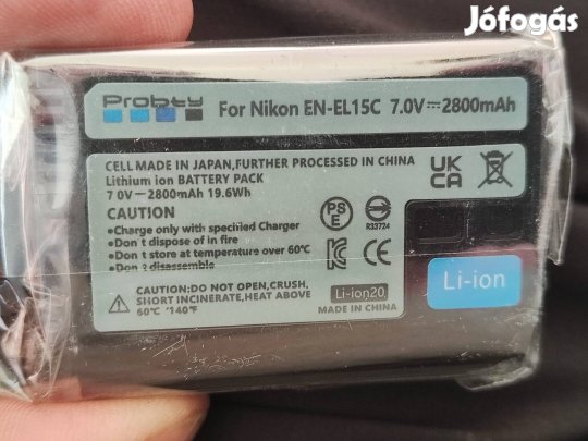Nikon EN-EL15c új akku akkumulátor