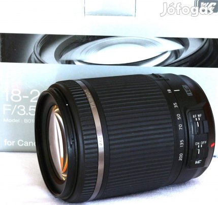 Nikon Tamron 18-200 VC Di II dobozában ( 18-200mm )