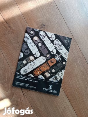 Nikon, leica, canon árverési katalógus