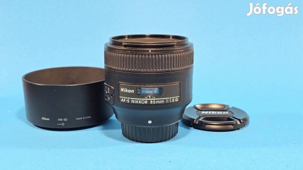 Nikon af-s nikkor 1.8/85mm G objektív 85mm