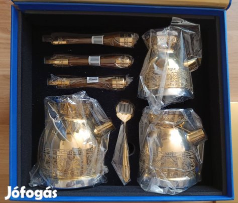 Nikpar luxus görög kávéfőző macedón kollekció, új