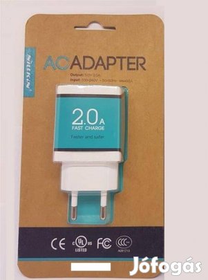 Nillkin hálózati töltő USB aljzattal (5V/2000mA, kábel nélkül) Új