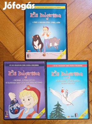 Nils Holgersson DVD sorozat 1,2,3 egyben
