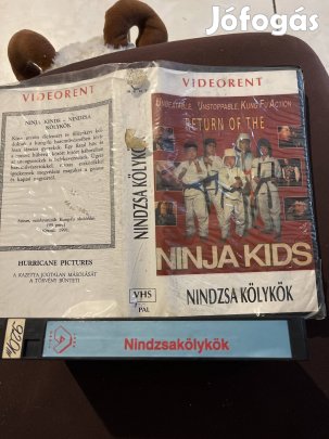 Nindzsa kölykök akció vhs 