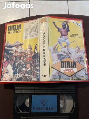 Ninja halálos csapdában akció vhs 