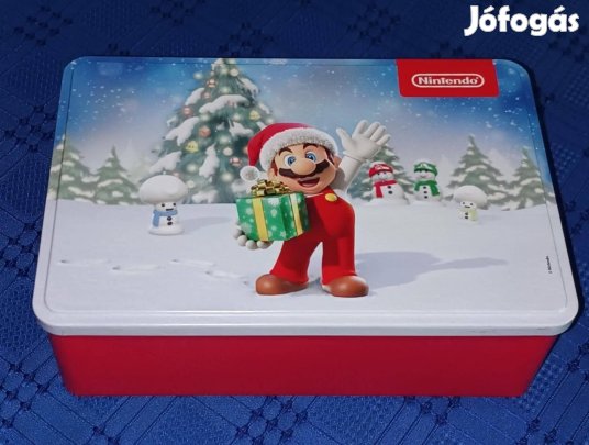 Nintendo Mario fém tárolódoboz