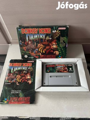 Nintendo SNES Donkey Kong Country retro játék