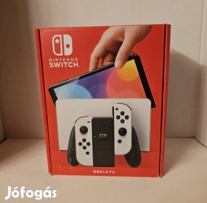 Nintendo Switch OLED Minden gyári tartozékkal Makulátlan állapotban