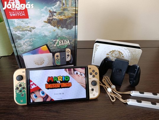 Nintendo Switch OLED Zelda okos / játék