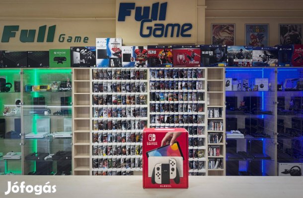 Nintendo Switch Oled fehér joy-con párral garanciával boltból