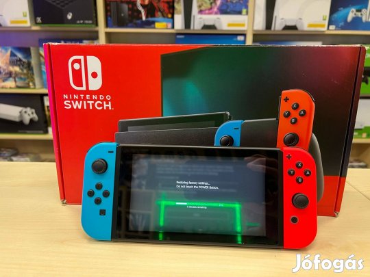 Nintendo Switch V2 új akkuval garanciával konzol üzletből