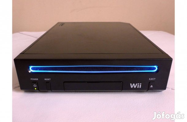 Nintendo Wii alapgép tökéletes állapotú hibátlan európai Rvl-101Eurblk