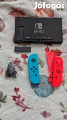 Nintendo switch bontott alkatrész pakk kijelző plexi joycon ház
