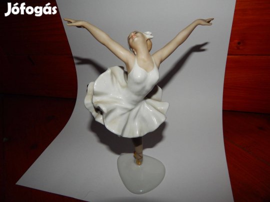 Nipp,Schaubach Kunst porcelán balerina,dísztárgy
