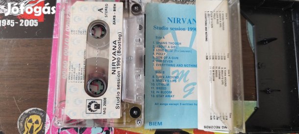 Nirvana stúdió session 1990 kazetta 