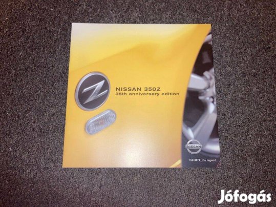 Nissan 350 Z prospektus, katalógus
