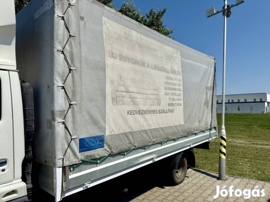 Nissan Cabstar plató ponyva tároló raktár