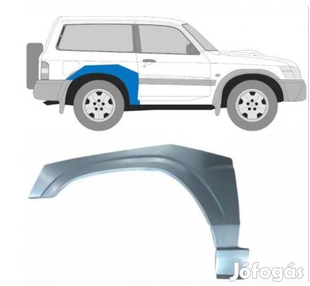 Nissan Patrol Y61 3 ajtós hátsó sárvédő javító elem
