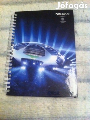 Nissan UEFA Bajnokok Ligája jegyzetfüzet, notesz