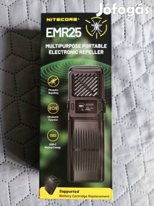 Nitecore EMR25 szúnyogriasztó + AKKU bank