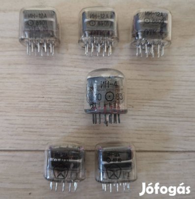 Nixie csövek 6db egyben