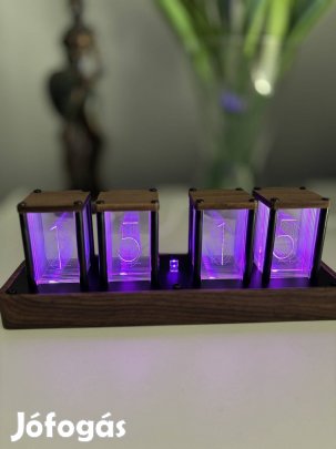 Nixie led asztali óra